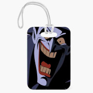 Onyourcases The Joker Batman The Animated Series Custom Luggage Tags Personalized Name PU Leather Luggage Tag With Strap Top Awesome Baggage Hanging Suitcase Bag Tags Name ID Labels Travel Bag Accessories