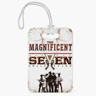 Onyourcases The Magnificent Seven Custom Luggage Tags Personalized Name PU Leather Luggage Tag With Strap Top Awesome Baggage Hanging Suitcase Bag Tags Name ID Labels Travel Bag Accessories