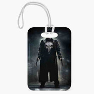 Onyourcases The Punisher Marvel Superheroes Custom Luggage Tags Personalized Name PU Leather Luggage Tag With Strap Top Awesome Baggage Hanging Suitcase Bag Tags Name ID Labels Travel Bag Accessories
