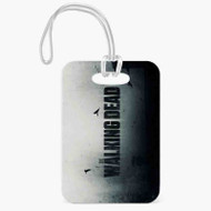 Onyourcases The Walking Dead Custom Luggage Tags Personalized Name PU Leather Luggage Tag With Strap Top Awesome Baggage Hanging Suitcase Bag Tags Name ID Labels Travel Bag Accessories