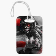 Onyourcases Tokyo Ghoul Kaneki Ken Red Eyes Custom Luggage Tags Personalized Name PU Leather Luggage Tag With Strap Top Awesome Baggage Hanging Suitcase Bag Tags Name ID Labels Travel Bag Accessories