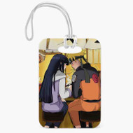 Onyourcases Uzumaki Naruto and Hinata Hyuga Custom Luggage Tags Personalized Name PU Leather Luggage Tag With Strap Top Awesome Baggage Hanging Suitcase Bag Tags Name ID Labels Travel Bag Accessories