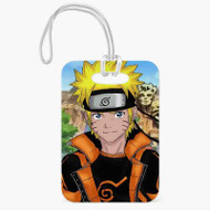 Onyourcases Uzumaki Naruto Shippuuden Custom Luggage Tags Personalized Name PU Leather Luggage Tag With Strap Top Awesome Baggage Hanging Suitcase Bag Tags Name ID Labels Travel Bag Accessories