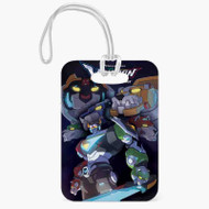 Onyourcases Voltron Legendary Defender Art Custom Luggage Tags Personalized Name PU Leather Luggage Tag With Strap Top Awesome Baggage Hanging Suitcase Bag Tags Name ID Labels Travel Bag Accessories
