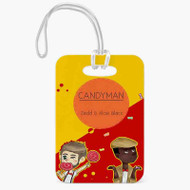 Onyourcases Zedd and Aloe Blacc Candyman Custom Luggage Tags Personalized Name PU Leather Luggage Tag With Strap Top Awesome Baggage Hanging Suitcase Bag Tags Name ID Labels Travel Bag Accessories