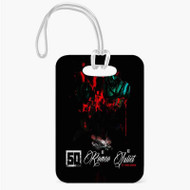 Onyourcases 50 Cent No Romeo No Juliet feat Chris Brown Custom Luggage Tags Personalized Name PU Leather Luggage Tag With Strap Awesome Baggage Hanging Suitcase Bag Tags Name ID Labels Travel Bag Accessories