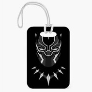 Onyourcases Black Panther Marvel Superheroes Custom Luggage Tags Personalized Name PU Leather Luggage Tag With Strap Awesome Baggage Hanging Suitcase Bag Tags Name ID Labels Travel Bag Accessories