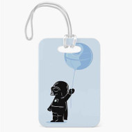 Onyourcases Darth Vader With Balloon Custom Luggage Tags Personalized Name PU Leather Luggage Tag With Strap Awesome Baggage Hanging Suitcase Bag Tags Name ID Labels Travel Bag Accessories