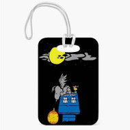 Onyourcases Doctor Who The Peanuts Custom Luggage Tags Personalized Name PU Leather Luggage Tag With Strap Awesome Baggage Hanging Suitcase Bag Tags Name ID Labels Travel Bag Accessories