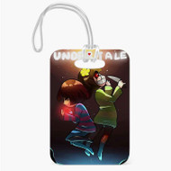 Onyourcases Frisk and Chara Undertale Custom Luggage Tags Personalized Name PU Leather Luggage Tag With Strap Awesome Baggage Hanging Suitcase Bag Tags Name ID Labels Travel Bag Accessories