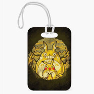 Onyourcases Pikachu Transform Totoro Custom Luggage Tags Personalized Name PU Leather Luggage Tag With Strap Awesome Baggage Hanging Suitcase Bag Tags Name ID Labels Travel Bag Accessories
