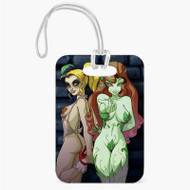 Onyourcases Poison Ivy Harley Quinn Custom Luggage Tags Personalized Name PU Leather Luggage Tag With Strap Awesome Baggage Hanging Suitcase Bag Tags Name ID Labels Travel Bag Accessories
