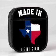 Onyourcases Made In Denison Texas Custom AirPods Case Cover Apple AirPods Gen 1 AirPods Gen 2 AirPods Pro Hard Skin Protective Cover Sublimation Cases