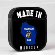 Onyourcases Made In Madison Wisconsin Custom AirPods Case Cover Awesome Apple AirPods Gen 1 AirPods Gen 2 AirPods Pro Hard Skin Protective Cover Sublimation Cases