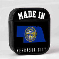 Onyourcases Made In Nebraska City Nebraska Custom AirPods Case Cover Awesome Apple AirPods Gen 1 AirPods Gen 2 AirPods Pro Hard Skin Protective Cover Sublimation Cases