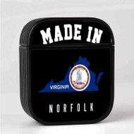 Onyourcases Made In Norfolk Virginia Custom AirPods Case Cover Awesome Apple AirPods Gen 1 AirPods Gen 2 AirPods Pro Hard Skin Protective Cover Sublimation Cases