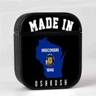 Onyourcases Made In Oshkosh Wisconsin Custom AirPods Case Cover Awesome Apple AirPods Gen 1 AirPods Gen 2 AirPods Pro Hard Skin Protective Cover Sublimation Cases
