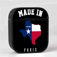 Onyourcases Made In Paris Texas Custom AirPods Case Cover Awesome Apple AirPods Gen 1 AirPods Gen 2 AirPods Pro Hard Skin Protective Cover Sublimation Cases