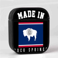 Onyourcases Made In Rock Springs Wyoming Custom AirPods Case Cover Awesome Apple AirPods Gen 1 AirPods Gen 2 AirPods Pro Hard Skin Protective Cover Sublimation Cases
