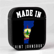 Onyourcases Made In Saint Johnsbury Vermont Custom AirPods Case Cover Awesome Apple AirPods Gen 1 AirPods Gen 2 AirPods Pro Hard Skin Protective Cover Sublimation Cases