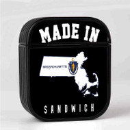 Onyourcases Made In Sandwich Massachusetts Custom AirPods Case Cover Awesome Apple AirPods Gen 1 AirPods Gen 2 AirPods Pro Hard Skin Protective Cover Sublimation Cases