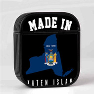 Onyourcases Made In Staten Island New York Custom AirPods Case Cover Awesome Apple AirPods Gen 1 AirPods Gen 2 AirPods Pro Hard Skin Protective Cover Sublimation Cases