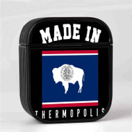 Onyourcases Made In Thermopolis Wyoming Custom AirPods Case Cover Awesome Apple AirPods Gen 1 AirPods Gen 2 AirPods Pro Hard Skin Protective Cover Sublimation Cases