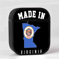 Onyourcases Made In Virginia Minnesota Custom AirPods Case Cover Awesome Apple AirPods Gen 1 AirPods Gen 2 AirPods Pro Hard Skin Protective Cover Sublimation Cases