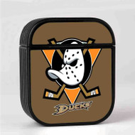 Onyourcases Anaheim Ducks NHL Custom AirPods Case Cover New Awesome Apple AirPods Gen 1 AirPods Gen 2 AirPods Pro Hard Skin Protective Cover Sublimation Cases
