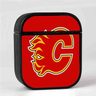 Onyourcases Calgary Flames NHL Art Custom AirPods Case Cover New Awesome Apple AirPods Gen 1 AirPods Gen 2 AirPods Pro Hard Skin Protective Cover Sublimation Cases