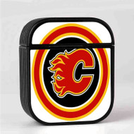 Onyourcases Calgary Flames NHL Custom AirPods Case Cover New Awesome Apple AirPods Gen 1 AirPods Gen 2 AirPods Pro Hard Skin Protective Cover Sublimation Cases