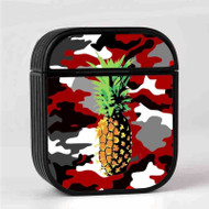 Onyourcases camo pineapple Custom AirPods Case Cover New Awesome Apple AirPods Gen 1 AirPods Gen 2 AirPods Pro Hard Skin Protective Cover Sublimation Cases