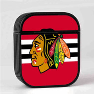 Onyourcases Chicago Blackhawks NHL Custom AirPods Case Cover New Awesome Apple AirPods Gen 1 AirPods Gen 2 AirPods Pro Hard Skin Protective Cover Sublimation Cases