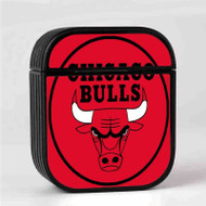 Onyourcases Chicago Bulls NBA Custom AirPods Case Cover New Awesome Apple AirPods Gen 1 AirPods Gen 2 AirPods Pro Hard Skin Protective Cover Sublimation Cases