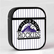 Onyourcases Colorado Rockies MLB Custom AirPods Case Cover New Awesome Apple AirPods Gen 1 AirPods Gen 2 AirPods Pro Hard Skin Protective Cover Sublimation Cases