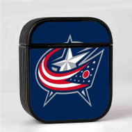Onyourcases Columbus Blue Jackets NHL Custom AirPods Case Cover New Awesome Apple AirPods Gen 1 AirPods Gen 2 AirPods Pro Hard Skin Protective Cover Sublimation Cases