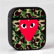 Onyourcases COMME des GAR ONS Bape Custom AirPods Case Cover New Awesome Apple AirPods Gen 1 AirPods Gen 2 AirPods Pro Hard Skin Protective Cover Sublimation Cases