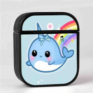Onyourcases Cute Narwhal Custom AirPods Case Cover New Awesome Apple AirPods Gen 1 AirPods Gen 2 AirPods Pro Hard Skin Protective Cover Sublimation Cases