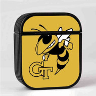 Onyourcases Georgia Tech Yellow Jackets Custom AirPods Case Cover New Awesome Apple AirPods Gen 1 AirPods Gen 2 AirPods Pro Hard Skin Protective Cover Sublimation Cases
