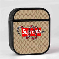 Onyourcases Gucci Snake Supreme Custom AirPods Case Cover New Awesome Apple AirPods Gen 1 AirPods Gen 2 AirPods Pro Hard Skin Protective Cover Sublimation Cases