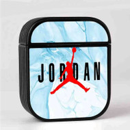 Onyourcases Jordan Blue Marble Custom AirPods Case Cover New Awesome Apple AirPods Gen 1 AirPods Gen 2 AirPods Pro Hard Skin Protective Cover Sublimation Cases