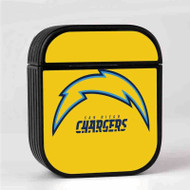 Onyourcases Los Angeles Chargers NFL Art Custom AirPods Case Cover New Awesome Apple AirPods Gen 1 AirPods Gen 2 AirPods Pro Hard Skin Protective Cover Sublimation Cases