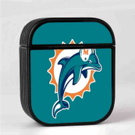 Onyourcases Miami Dolphins NFL Art Custom AirPods Case Cover New Awesome Apple AirPods Gen 1 AirPods Gen 2 AirPods Pro Hard Skin Protective Cover Sublimation Cases