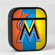 Onyourcases Miami Marlins MLB Custom AirPods Case Cover New Awesome Apple AirPods Gen 1 AirPods Gen 2 AirPods Pro Hard Skin Protective Cover Sublimation Cases