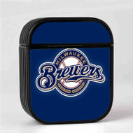 Onyourcases Milwaukee Brewers MLB Custom AirPods Case Cover New Awesome Apple AirPods Gen 1 AirPods Gen 2 AirPods Pro Hard Skin Protective Cover Sublimation Cases