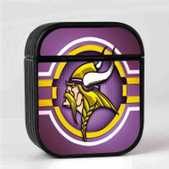 Onyourcases Minnesota Vikings NFL Custom AirPods Case Cover New Awesome Apple AirPods Gen 1 AirPods Gen 2 AirPods Pro Hard Skin Protective Cover Sublimation Cases