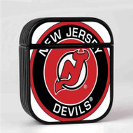 Onyourcases New Jersey Devils NHL Custom AirPods Case Cover New Awesome Apple AirPods Gen 1 AirPods Gen 2 AirPods Pro Hard Skin Protective Cover Sublimation Cases