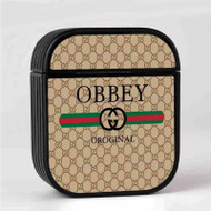 Onyourcases Obey Gucci Original Custom AirPods Case Cover New Awesome Apple AirPods Gen 1 AirPods Gen 2 AirPods Pro Hard Skin Protective Cover Sublimation Cases