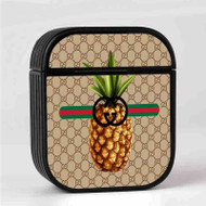 Onyourcases Pineapple Gucci Custom AirPods Case Cover New Awesome Apple AirPods Gen 1 AirPods Gen 2 AirPods Pro Hard Skin Protective Cover Sublimation Cases