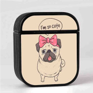 Onyourcases Pug Custom AirPods Case Cover New Awesome Apple AirPods Gen 1 AirPods Gen 2 AirPods Pro Hard Skin Protective Cover Sublimation Cases